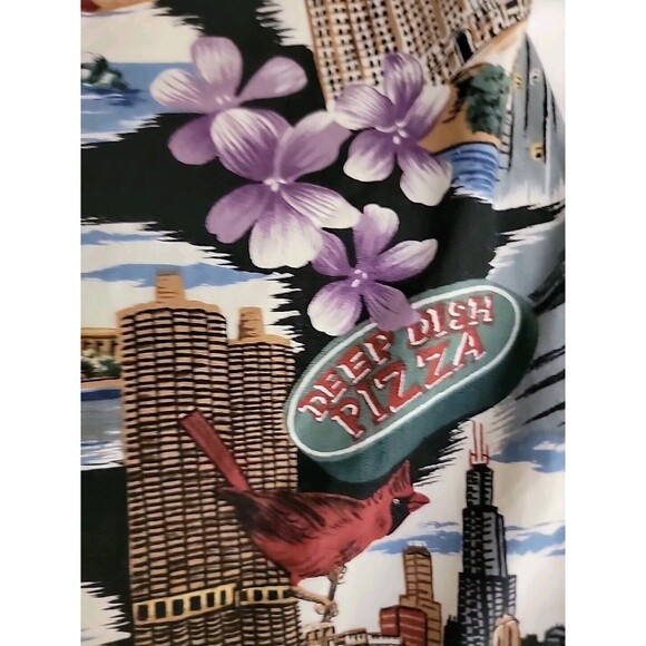 Reyn Spooner Hawaiian Short Size M Sleeve Shirt Chicago  Multicolor cotton - Picture 11 of 14